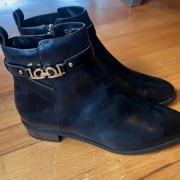 Liz Claiborne Ringwood Ankle Boots Black Women’s Size 8.5 NIB - Picture 2 of 9